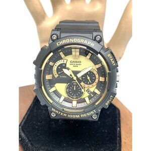Casio Men’s Watch MCW200H Chronograph Quartz 49mm Gold Black Resin 5490